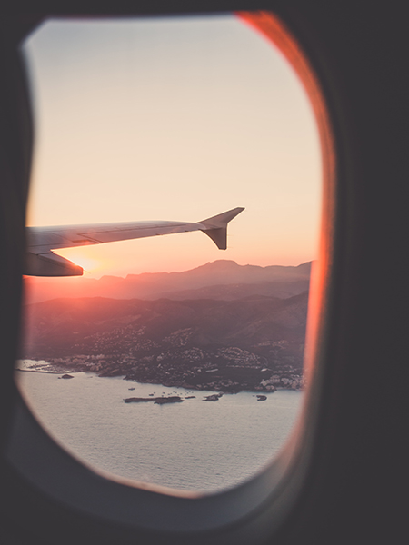 Airplane window