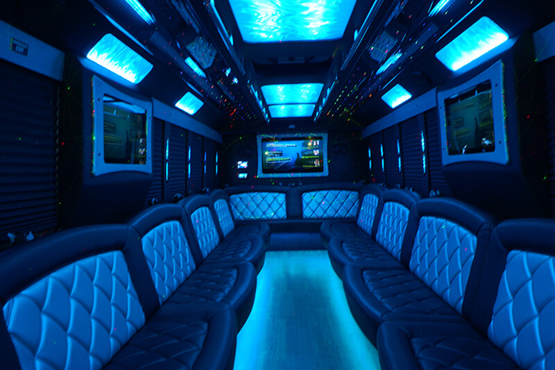 Party bus rental in Bakersfield, CA
