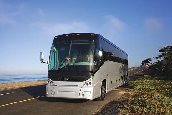 Charter bus rental