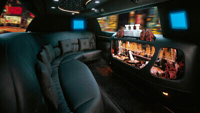 SUV limo interior